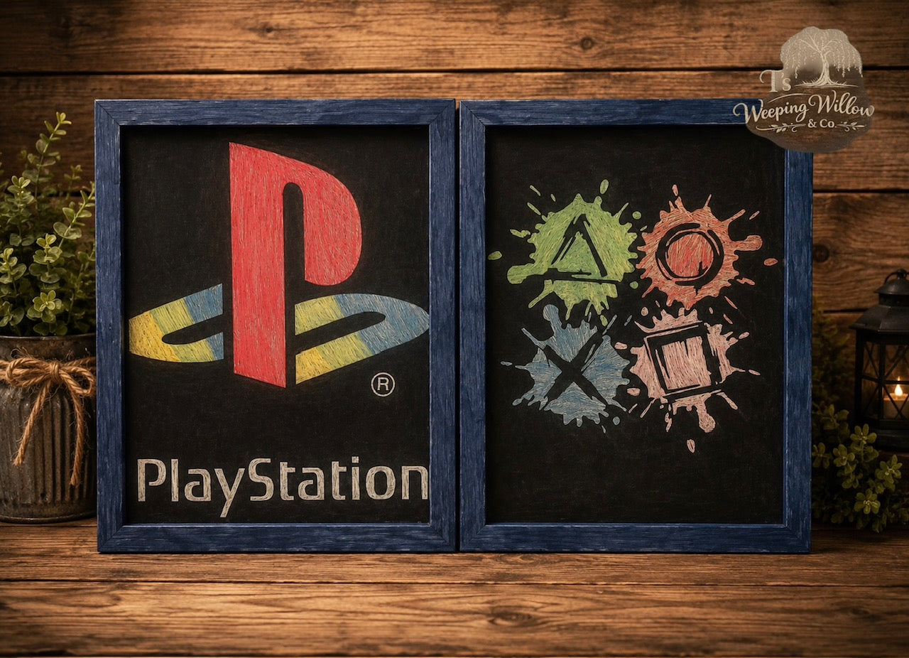 Custom Handmade Gaming Wall Art