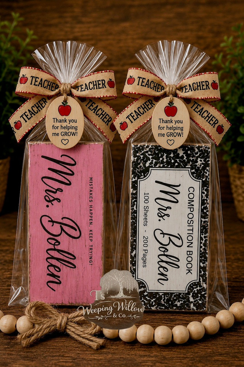 Custom Teacher Appreciation Gift Set