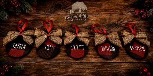 Custom Handmade Personalized Christmas Ornament