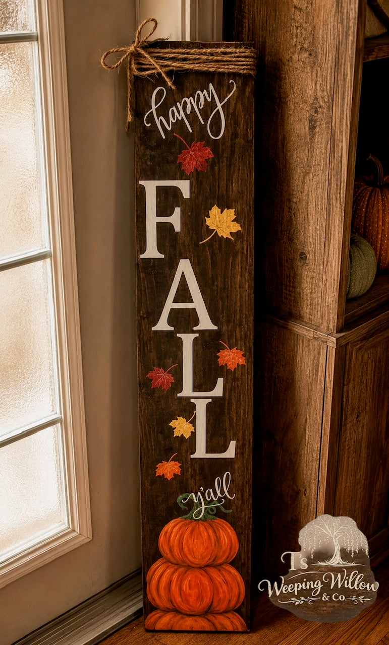 Custom Handmade Fall Porch Sign