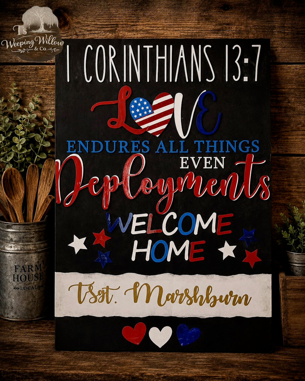 Custom Handmade Personalized Celebration Sign