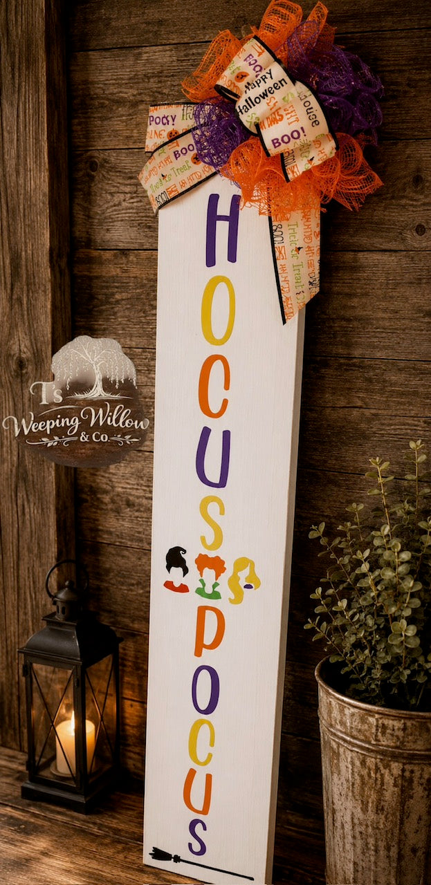 Custom Handmade Halloween Porch Sign